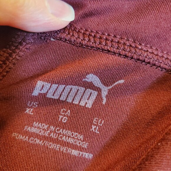 Puma Burgundy Joggers –Super cute! XL - Picture 7 of 7